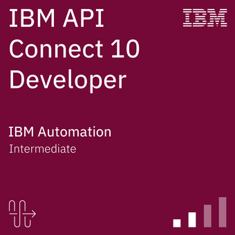 IBM API Connect 10 Developer badge
